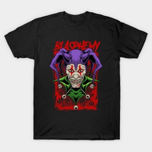 Horror Clown Halloween Theme T-Shirt